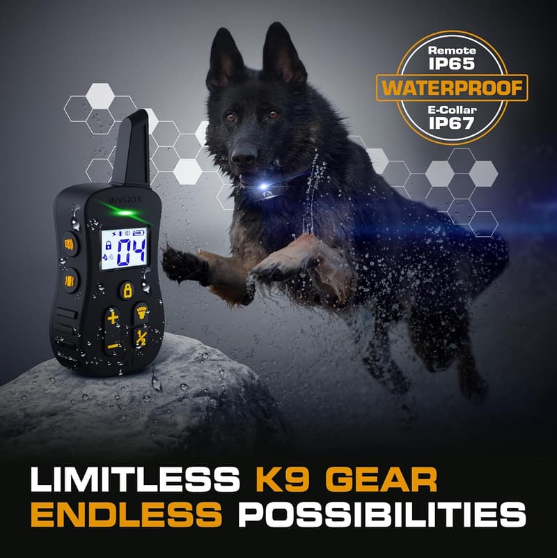 Ultra K9 X2 Dog Training Collar with Night-Light - ¾ Mile Range