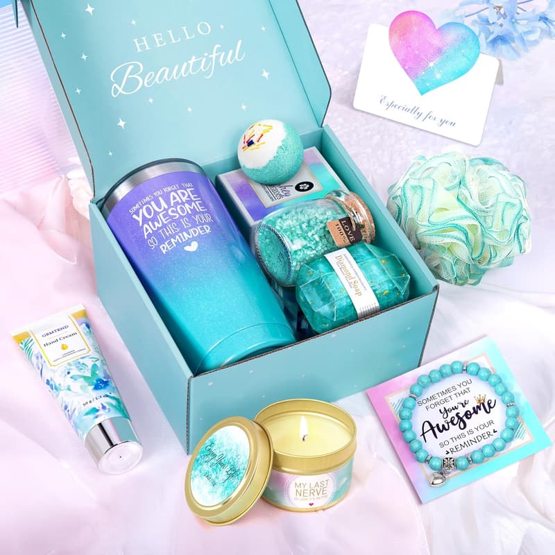 Birthday Spa Gift Basket Set for Women