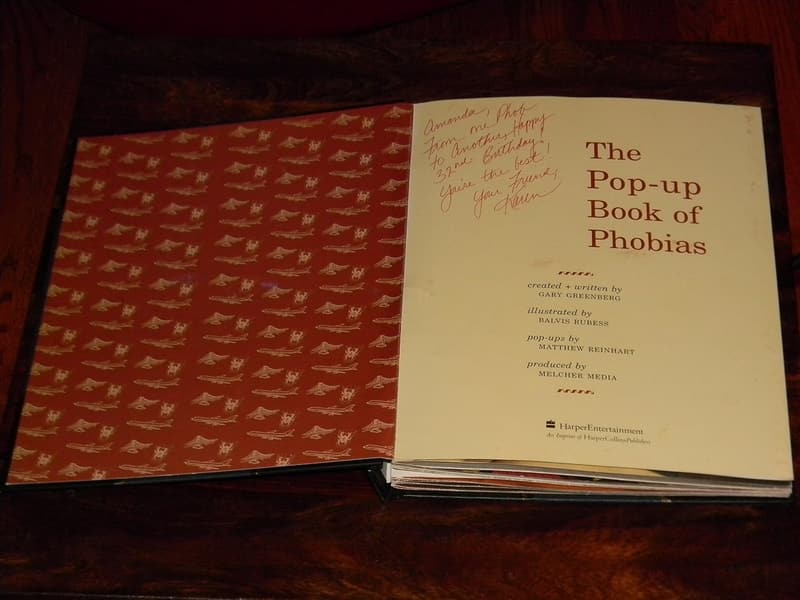 Phobia Pop-Up Book for Fear Exploration