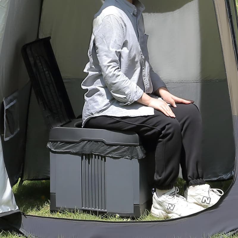 Extra Large Portable Toilet for Camping and Travel