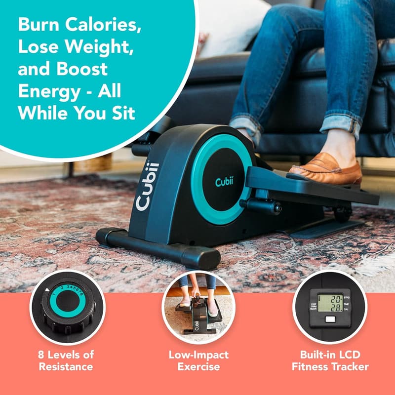Cubii JR1 Under Desk Elliptical for Home Fitness
