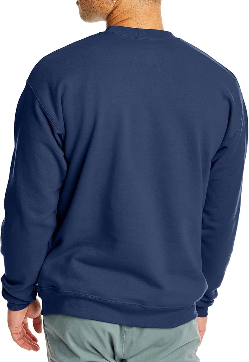 EcoSmart Fleece Pullover Sweatshirt for Men, 1 or 2 Pack