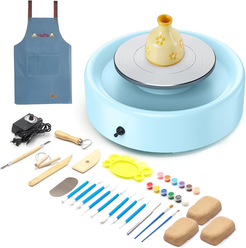 Mini Pottery Wheel Kit for Beginners - 6