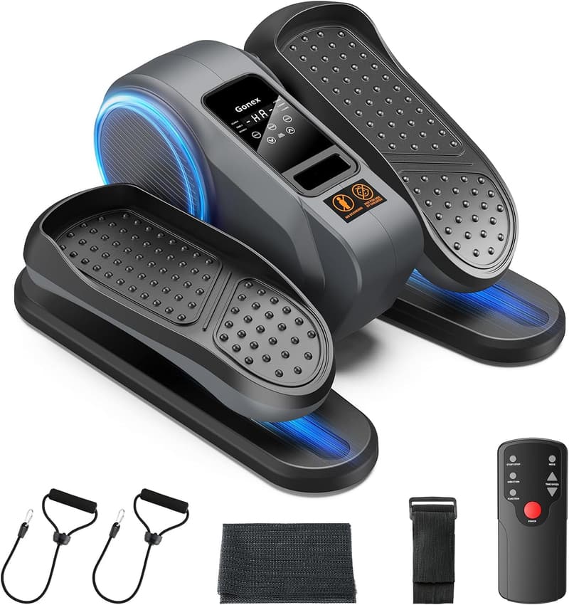 Seated Pedal Exerciser for Seniors with Remote, 16 Speeds