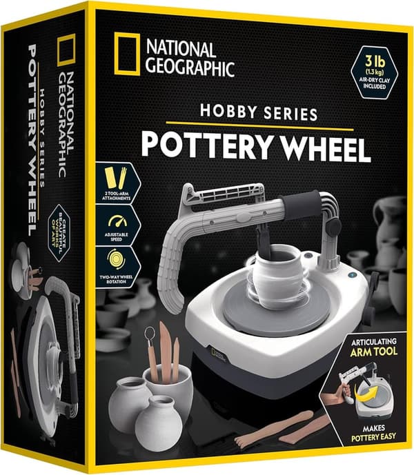 Pottery Wheel Kit for Teens & Adults with Clay and Tools