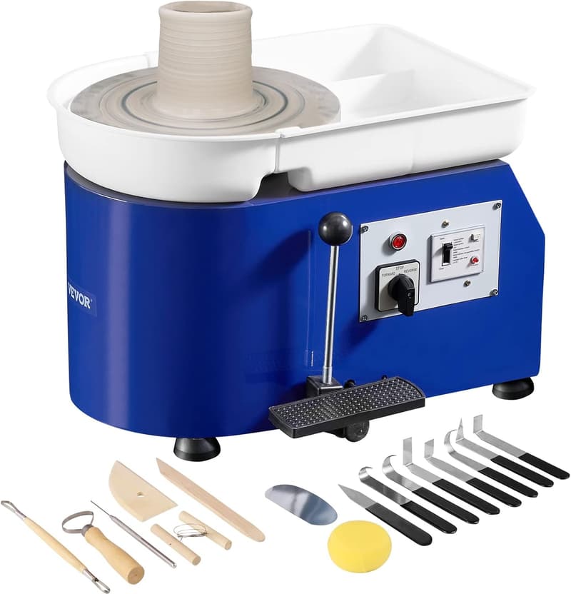 VEVOR 11-Inch Pottery Wheel with 350W Motor and Adjustable Speed