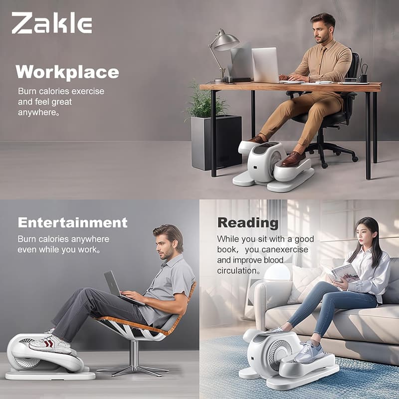 Electric Under Desk Elliptical for Seniors with Remote Control