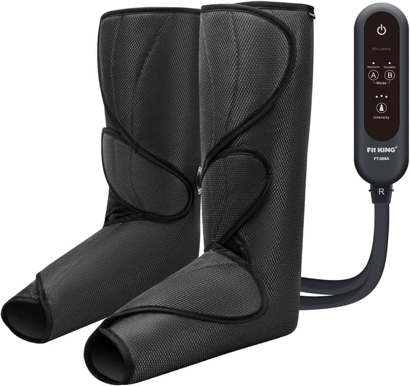 Leg Air Massager for Circulation & Relaxation with Controller