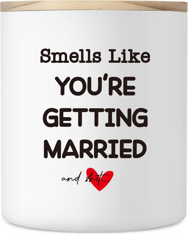 Bride-to-Be Soy Candle - Funny Bridal Shower Gift, 10oz
