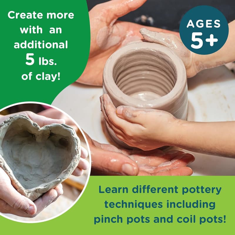 MindWare Pottery Wheel Air-Dry Clay Refill