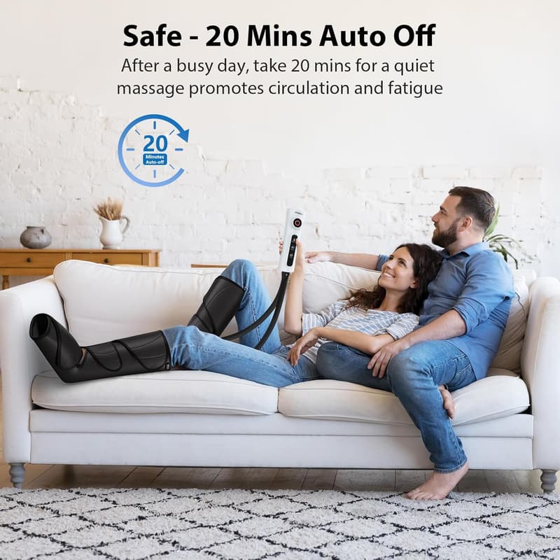Leg Massager with Air Compression for Pain Relief and Relaxation