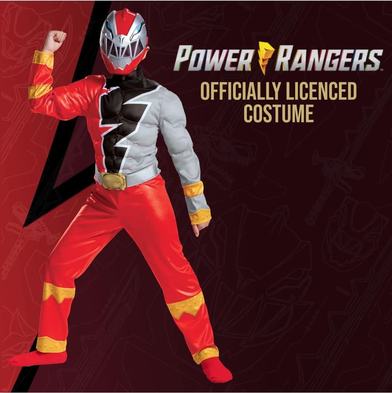 Kids' Red Ranger Muscle Costume