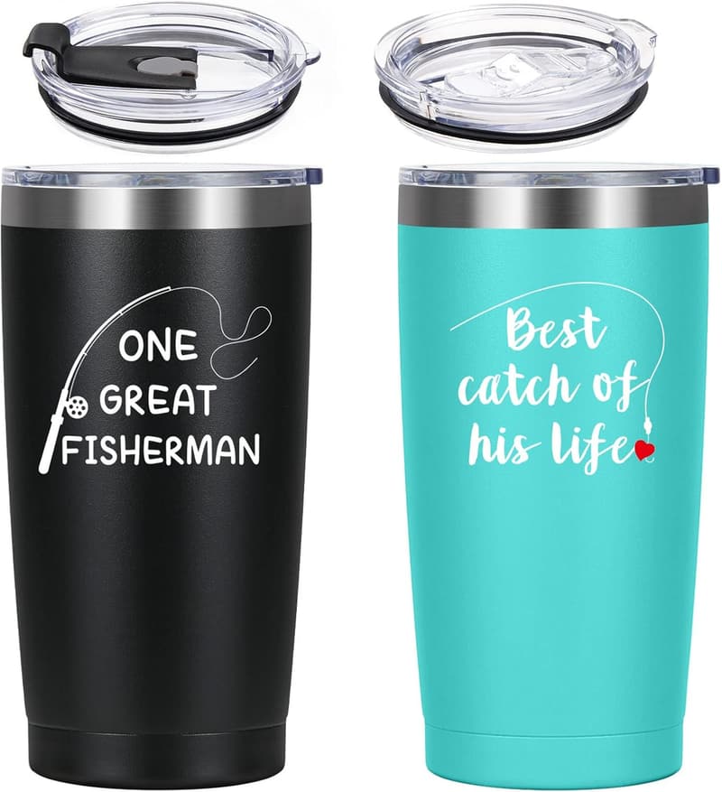 Wedding Anniversary Travel Tumblers - 20oz Couples Gift