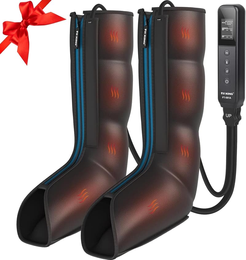 Leg Massager with Heat – Compression Foot & Calf Relief for Parents
