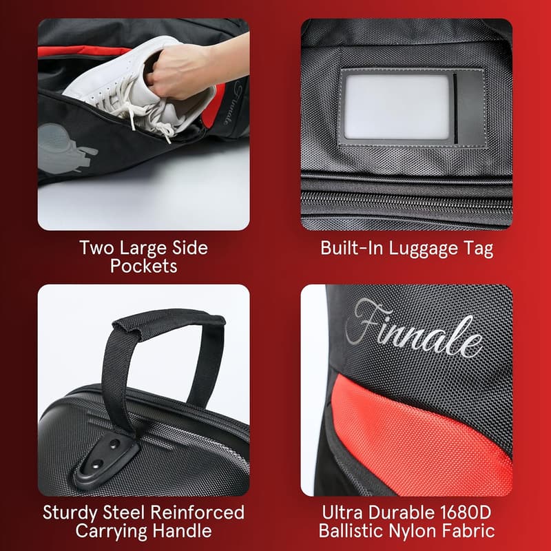 Waterproof Golf Travel Bag with Wheels & TSA Lock