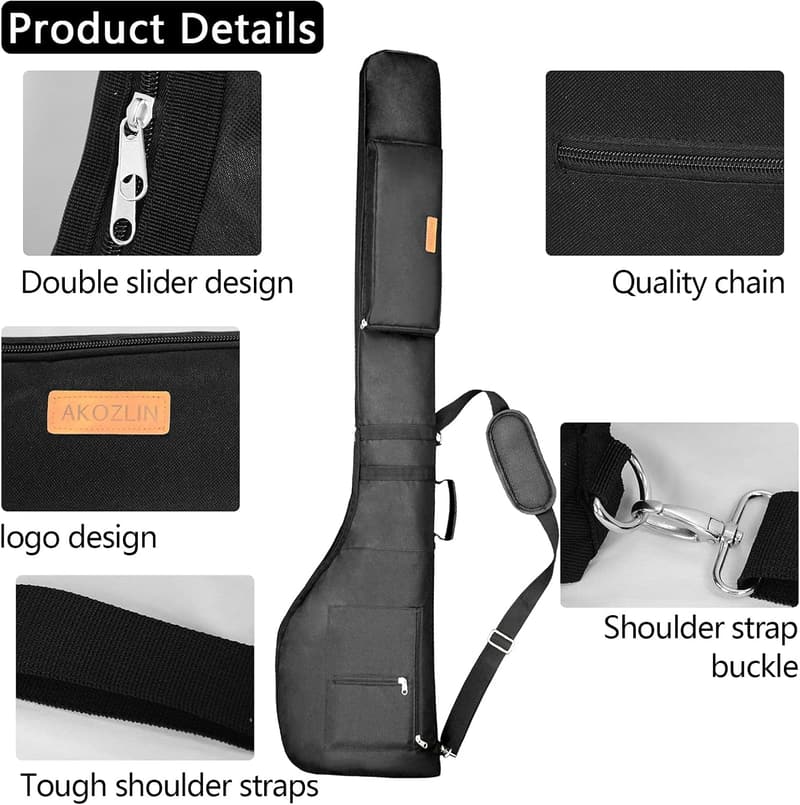 Lightweight Foldable Golf Carry Bag with Strap - Waterproof