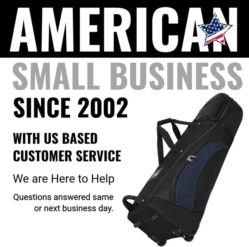 Durable Golf Travel Bag with Crush-Resistant Hard Top