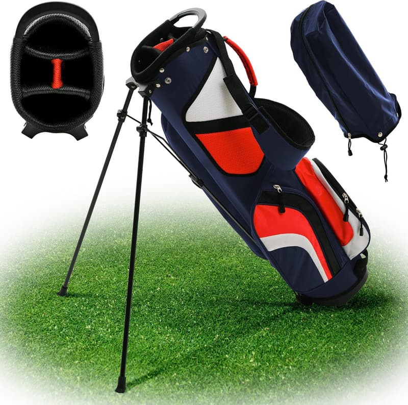 Ultra-Lite Portable Golf Stand Bag with Rain Hood
