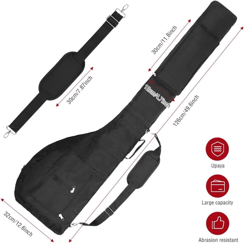 Portable Waterproof Golf Club Travel Bag for 8-10 Clubs