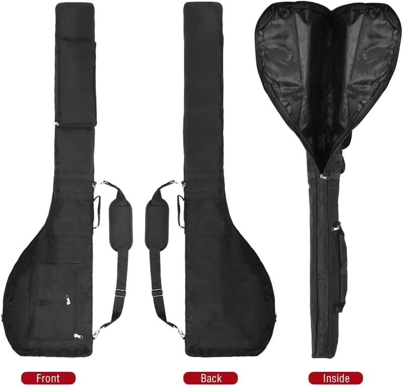 Portable Waterproof Golf Club Travel Bag for 8-10 Clubs