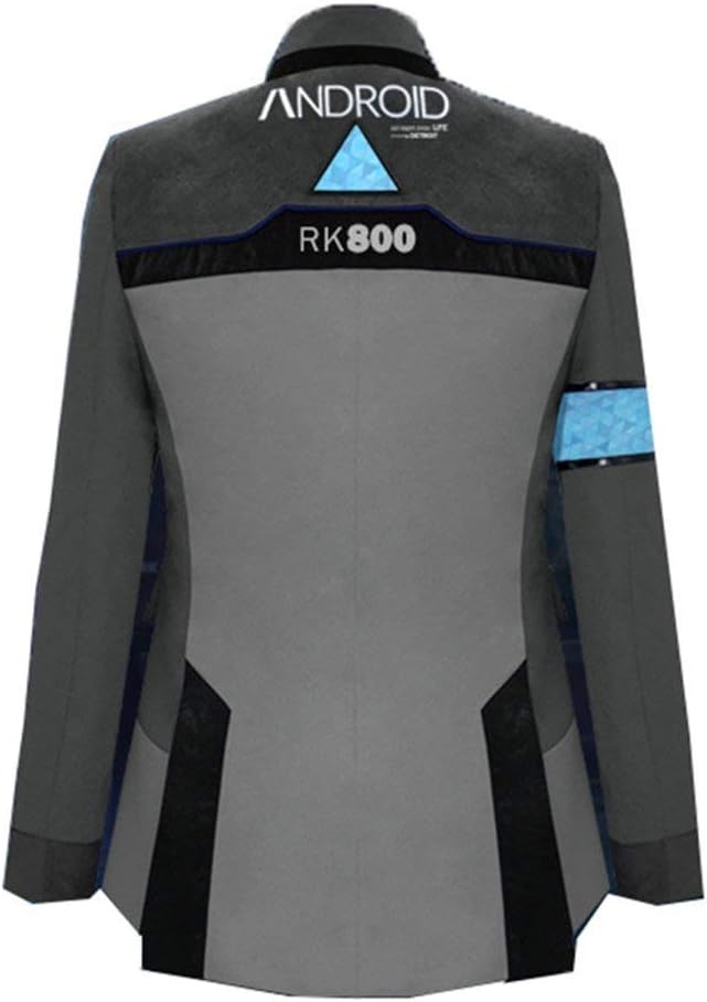 Men's Connor Cosplay Jacket and Tie Uniform Outfit