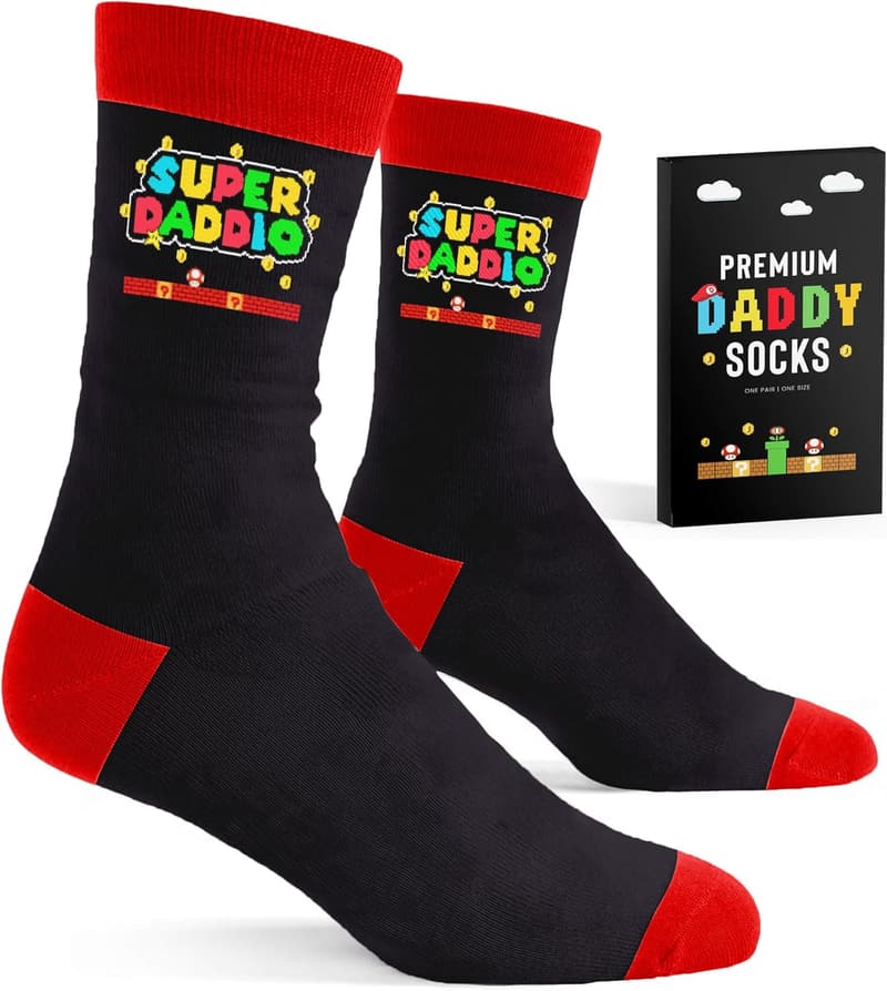 Funny Novelty Socks for Dad - Birthday Gift Idea