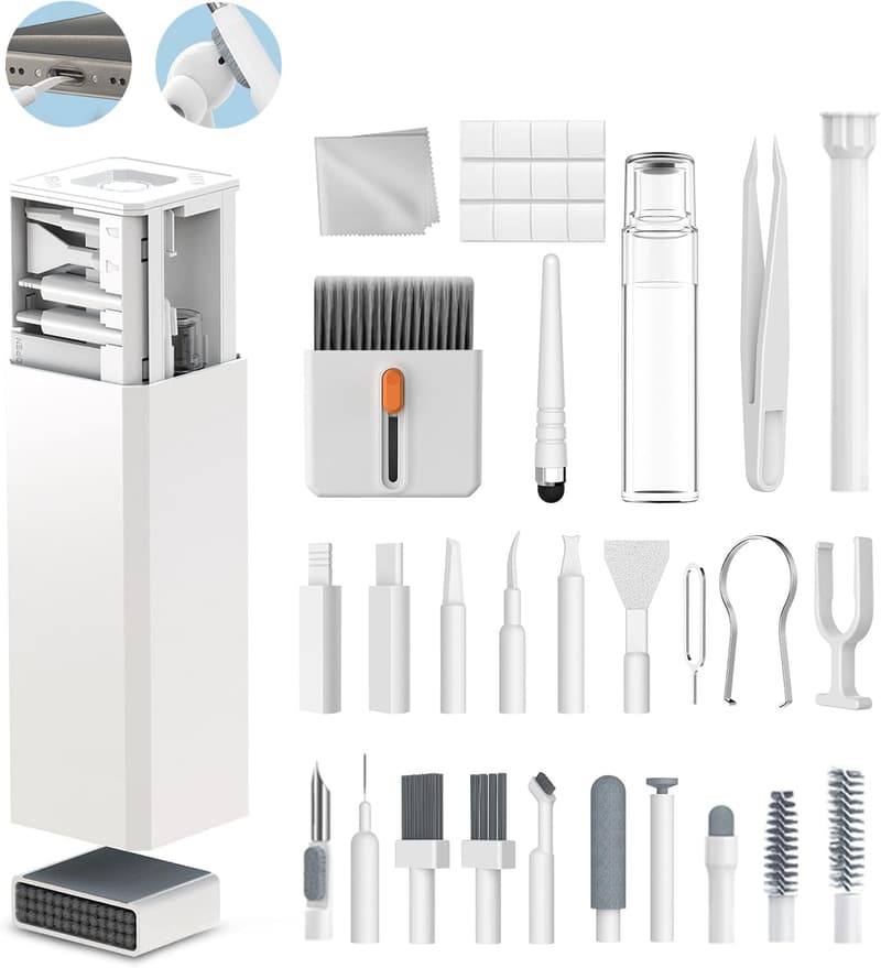 34-in-1 Portable Electronic Cleaning Kit for Phones and Laptops