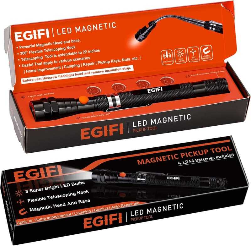Father's Day LED Magnetic Pickup Tool for Dad