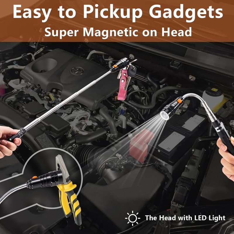 Father's Day LED Magnetic Pickup Tool for Dad