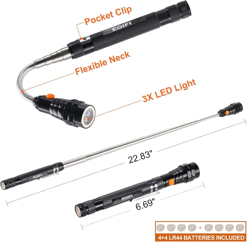 Father's Day LED Magnetic Pickup Tool for Dad