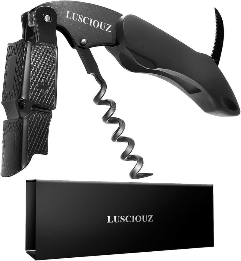 Silent Corkscrew Wine Bottle Opener - Made in Japan