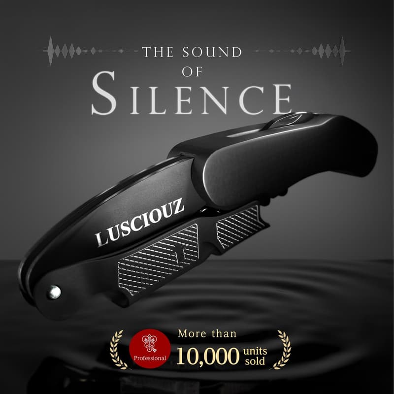 Silent Corkscrew Wine Bottle Opener - Made in Japan