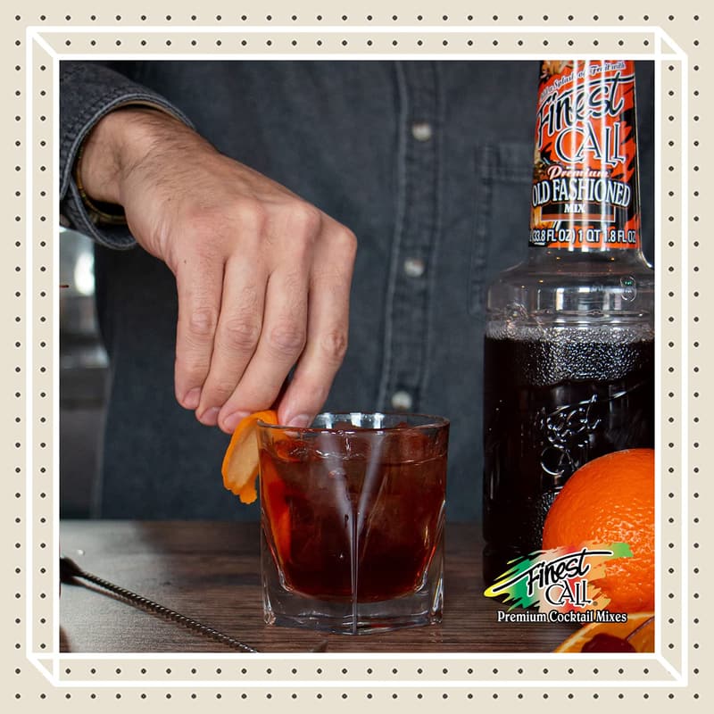 Old Fashioned Drink Mix - Premium 1 Liter Trio Pack