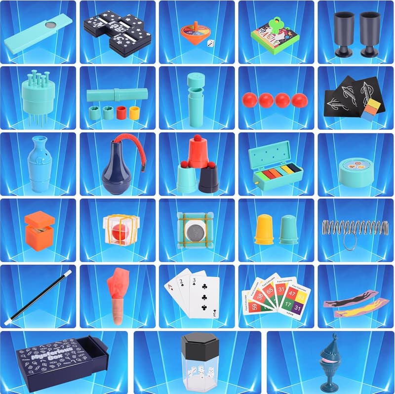 Magic Kit for Kids 6-12 - 200+ Tricks with Manual & Video