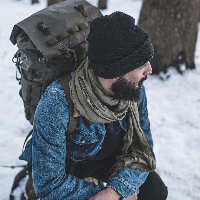 Unisex Knit Cuffed Winter Beanie for Men and Women
