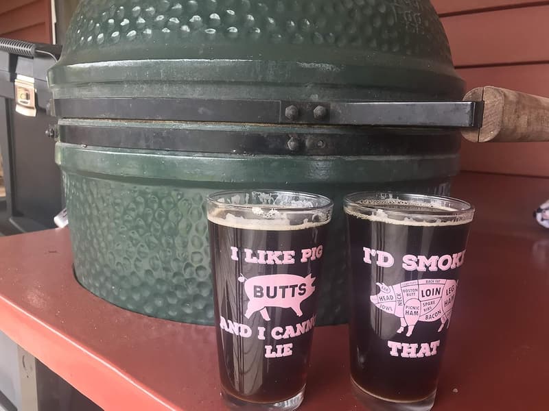 Engagement Gift: Funny Pint Beer Glasses Set for Couples