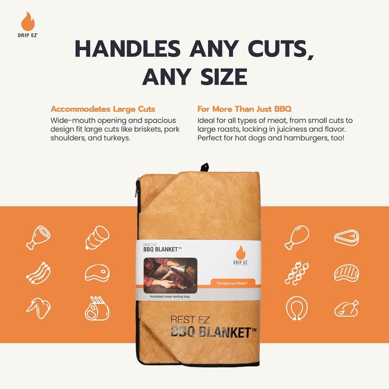 BBQ Blanket® - Insulated Meat Resting Bag for Moisture Retention