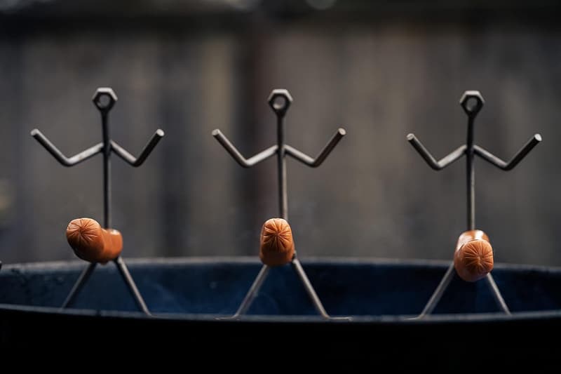 Funny Stainless Steel Hot Dog Roaster for BBQ Gifts