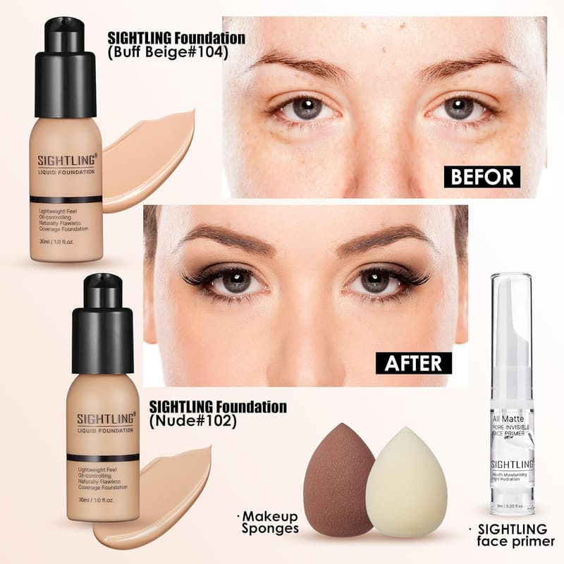 Travel Makeup Kit for Women - Complete Essential Bundle