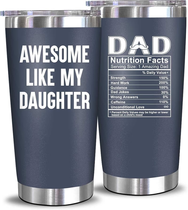 Father's Day 20 oz Tumbler - Unique Gift for Dad