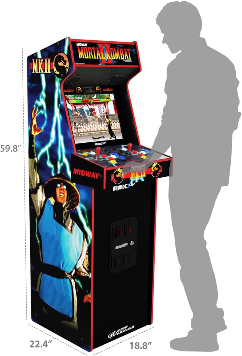 Mortal Kombat II Deluxe Arcade Machine by Arcade1Up