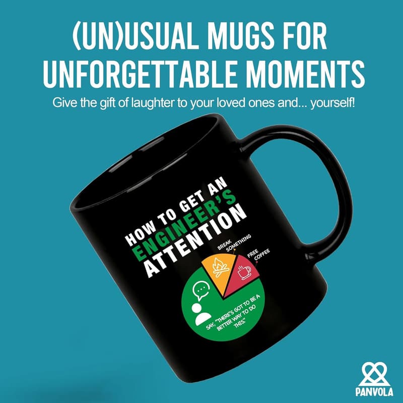 Funny Engineering Coffee Mug for Boyfriend, Husband, or Son