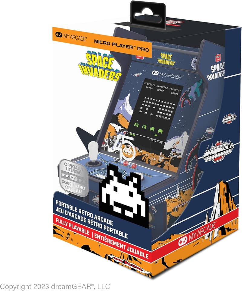 Space Invaders Mini Arcade Machine - 6.75