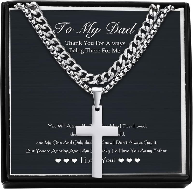Father's Day Necklace for Dad - Gift from Kids