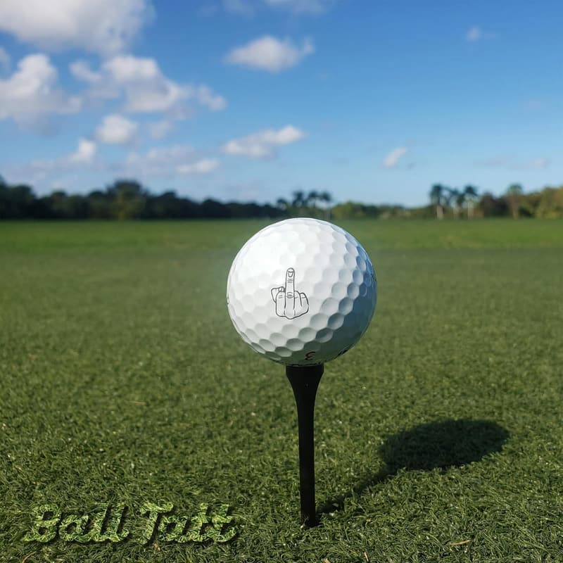 Golf Ball Stamp - Self-Inking Waterproof Marking Tool for Golfers