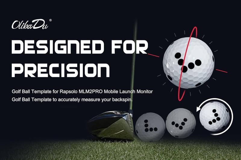 Rapsodo MLM2PRO Golf Ball Marker Template
