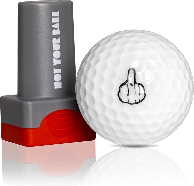 Reusable Self-Inking Golf Ball Stamp for Identifying Golf Balls