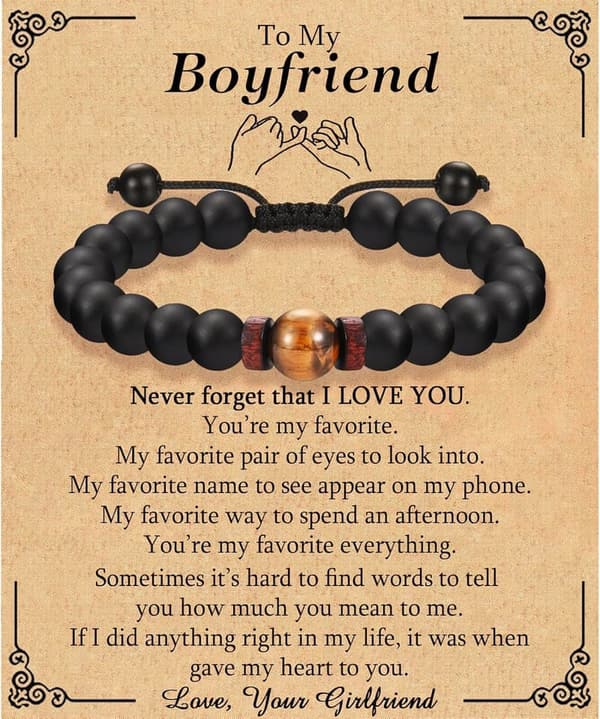 Men's Bracelet Gift for New Dads & Graduates - Special Occasions