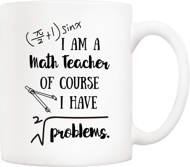 Teachers' Day Gift - Funny Math Teacher Mug, 11 Oz