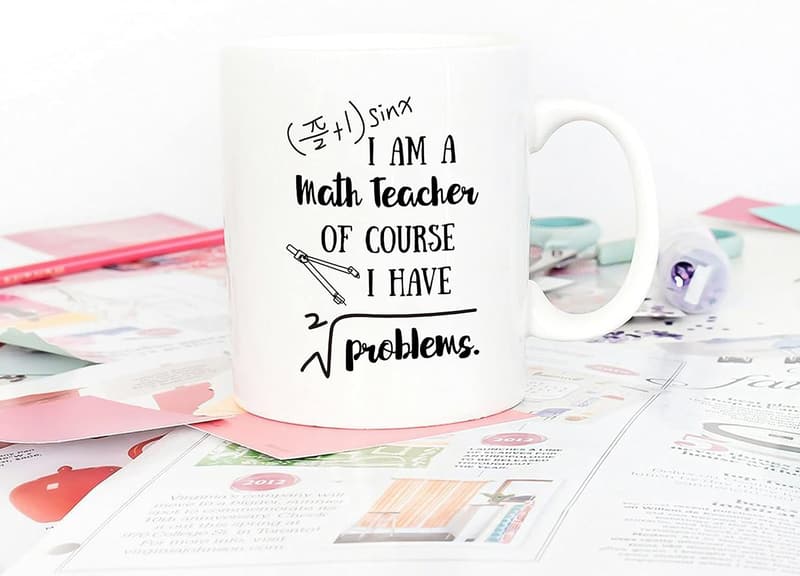 Teachers' Day Gift - Funny Math Teacher Mug, 11 Oz